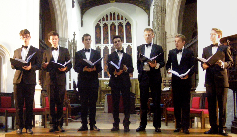 Kingsmen singing in SNPC Nov 2014